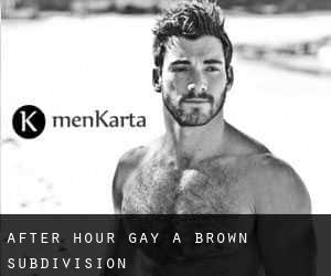 After Hour Gay a Brown Subdivision